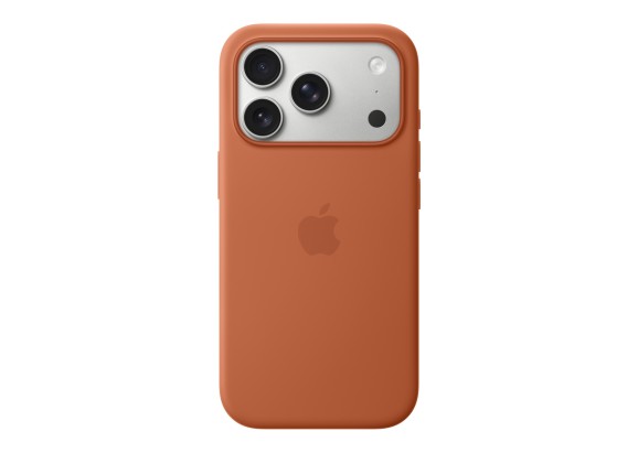 Чехол для iPhone 17 Pro Silicone MagSafe терракотовый