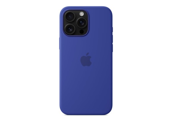 Чехол для iPhone 16 Pro Max Silicone MagSafe ультрамарин
