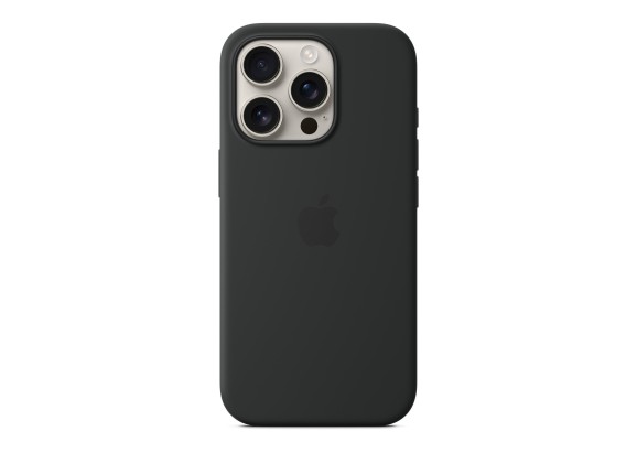 Чехол для iPhone 16 Pro Silicone MagSafe Black