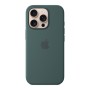Чехол для iPhone 16 Pro Silicone with MagSafe зеленый