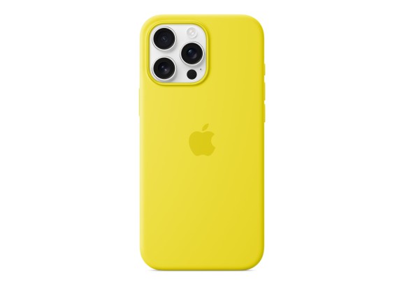 Чехол для iPhone 16 Pro Max Silicone with MagSafe желтый