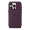 Чехол для iPhone 16 Pro Silicone with MagSafe сливовый