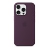 Чехол для iPhone 16 Pro Silicone with MagSafe сливовый