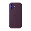 Чехол для iPhone 16 Plus Silicone MagSafe сливовый