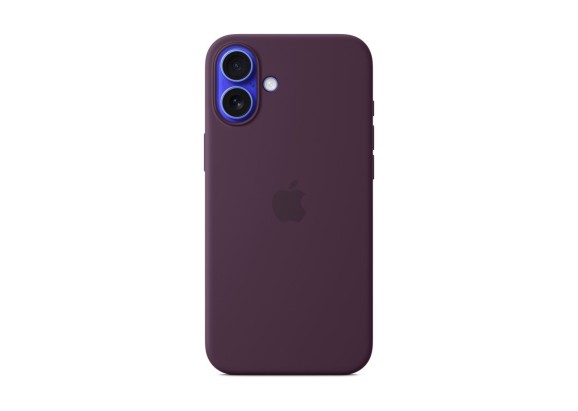 Чехол для iPhone 16 Plus Silicone MagSafe сливовый