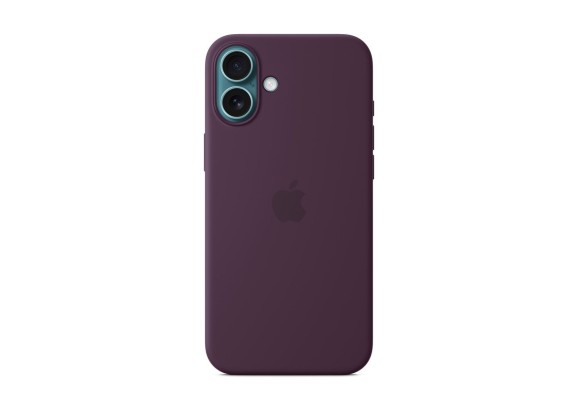Чехол для iPhone 16 Plus Silicone MagSafe сливовый