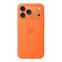 Чехол для iPhone 17 Pro Max Silicone MagSafe оранжевый