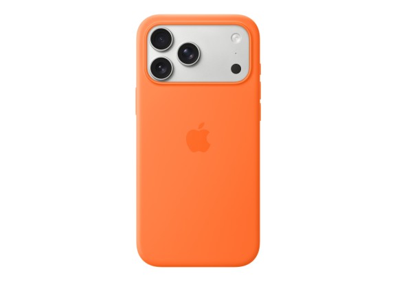 Чехол для iPhone 17 Pro Max Silicone MagSafe оранжевый