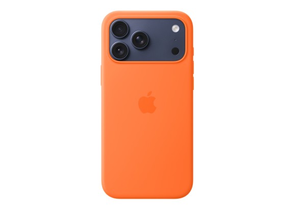 Чехол для iPhone 17 Pro Max Silicone MagSafe оранжевый