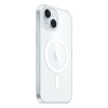 Чехол для iPhone 15 MagSafe поликарбонат прозрачный