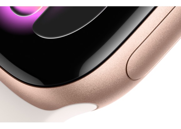 Apple Watch Series 11 46mm Rose Gold Aluminium Light Blush Sport Band M/L