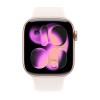 Apple Watch Series 11 46mm Rose Gold Aluminium Light Blush Sport Band M/L