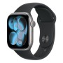 Apple Watch Series 11 46mm Space Grey Aluminium Black Sport Band M/L