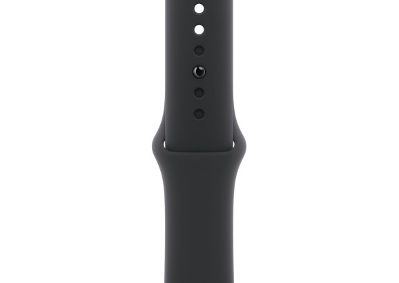 Apple Watch Series 11 46mm Space Grey Aluminium Black Sport Band M/L