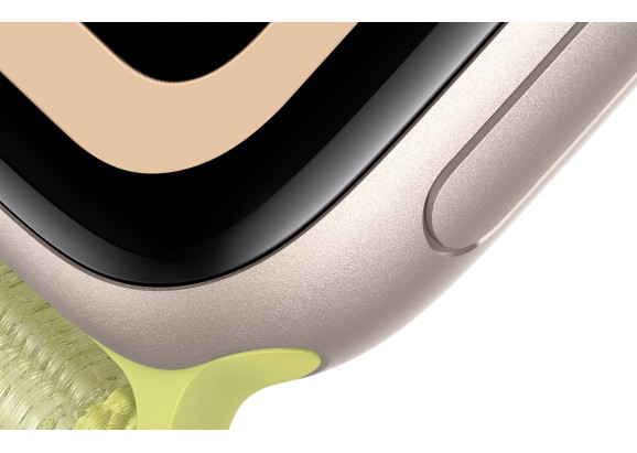Apple Watch SE 3 40mm Starlight Aluminum Starlight Sport Band S/M