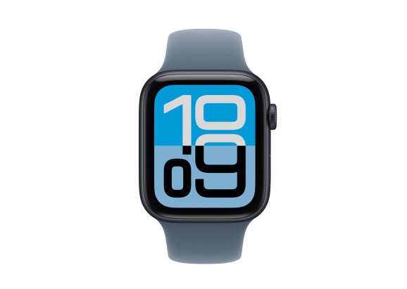 Apple Watch SE 3 44mm Midnight Aluminum Midnight Sport Band M/L