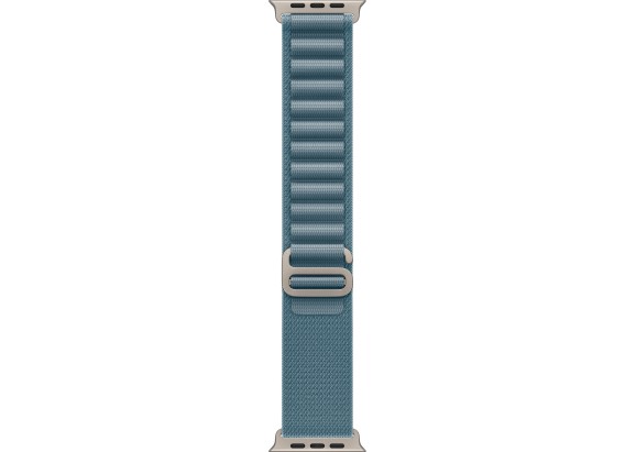 Apple Watch Ultra 3 49mm Natural Titanium Light Blue Alpine Loop M