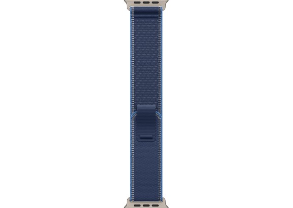 Apple Watch Ultra 3 49mm Natural Titanium Bright Blue Trail Loop M/L